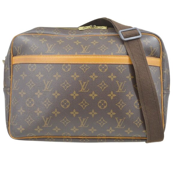 LOUIS VUITTON MONOGRAM REPORTER GM SHOULDER BAG M45252 KK34744 - Picture 1 of 1